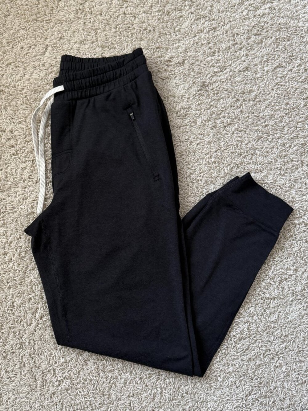 Vuori Men's Ponto Performance Jogger Black Heather Size M